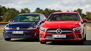 Mercedes A-Klasse VW Golf GTI