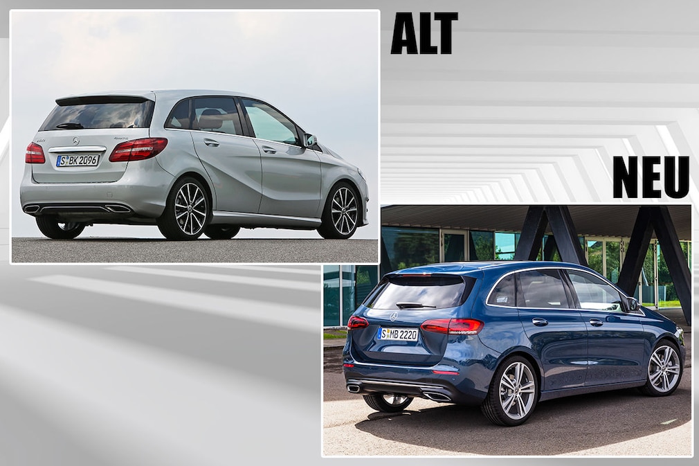 Mercedes B-Klasse (2018): Alt gegen Neu im Vergleich