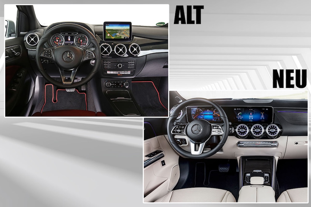 Mercedes B-Klasse (2018): Alt gegen Neu im Vergleich