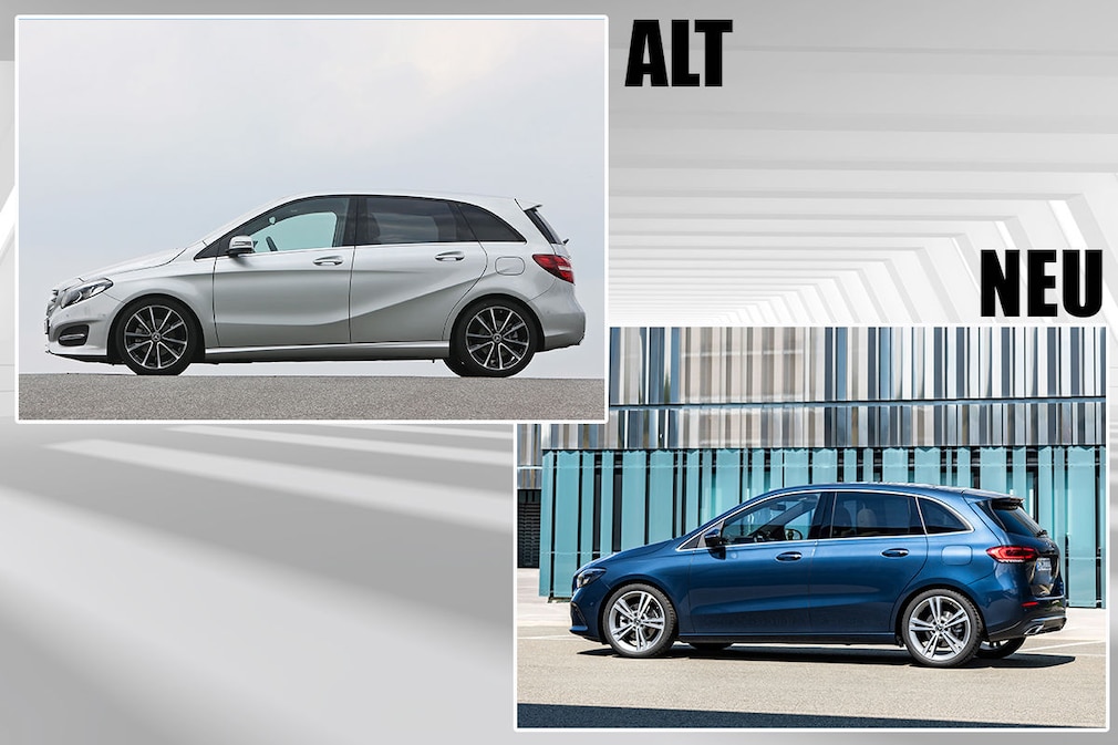Mercedes B-Klasse (2018): Alt gegen Neu im Vergleich