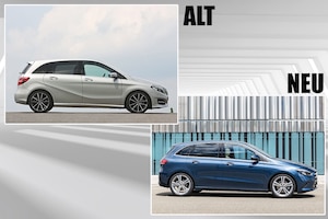 Mercedes B-Klasse (2018): Alt gegen Neu im Vergleich