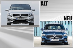Mercedes B-Klasse (2018): Alt gegen Neu im Vergleich