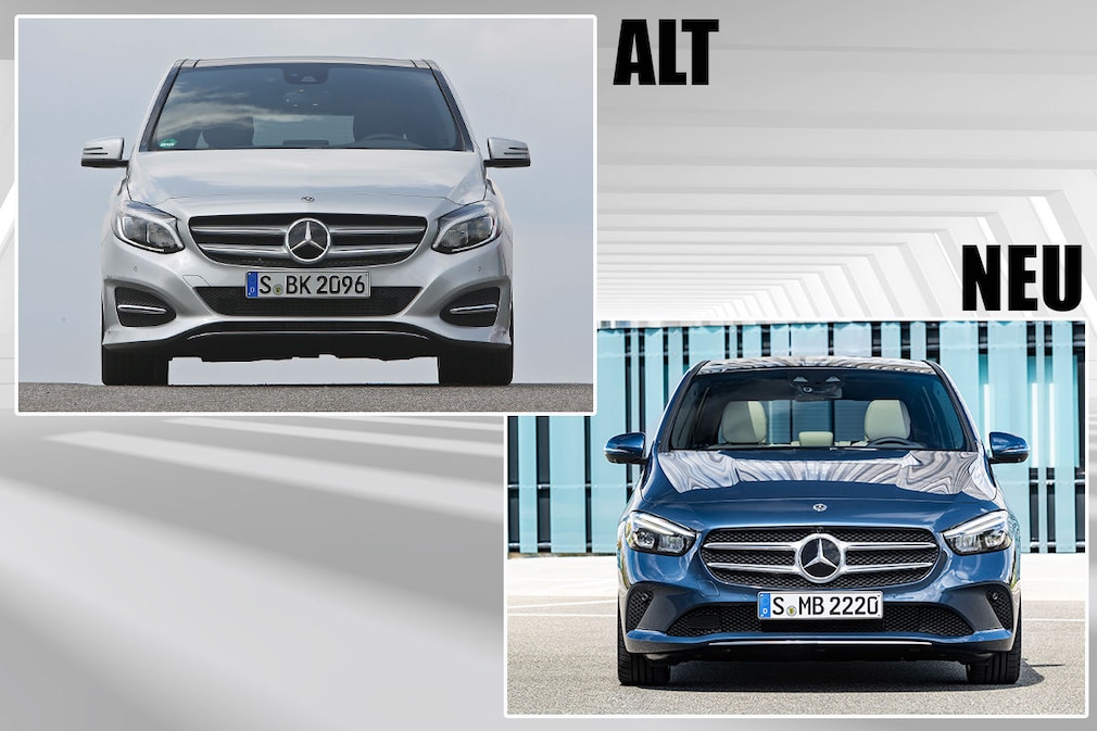 Mercedes B-Klasse (2018): Alt gegen Neu im Vergleich