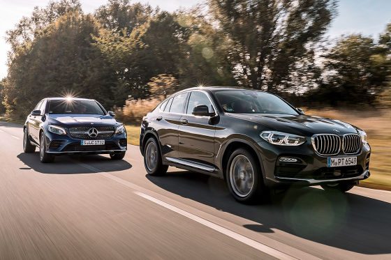 BMW X4 Mercedes GLC Coupé