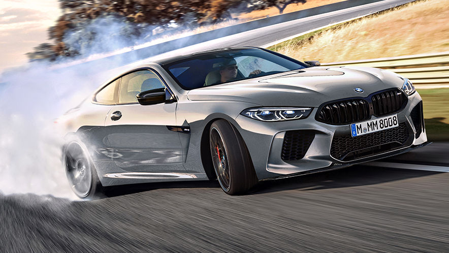 BMW m8 Competition дрифт