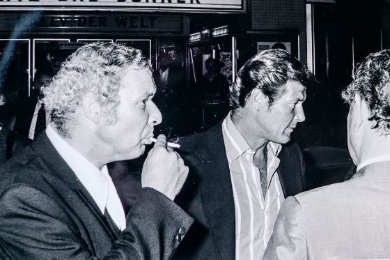 Klaas Akkermann (l.) und Roger Moore