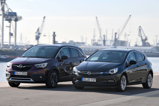 Opel Crossland X Opel Astra