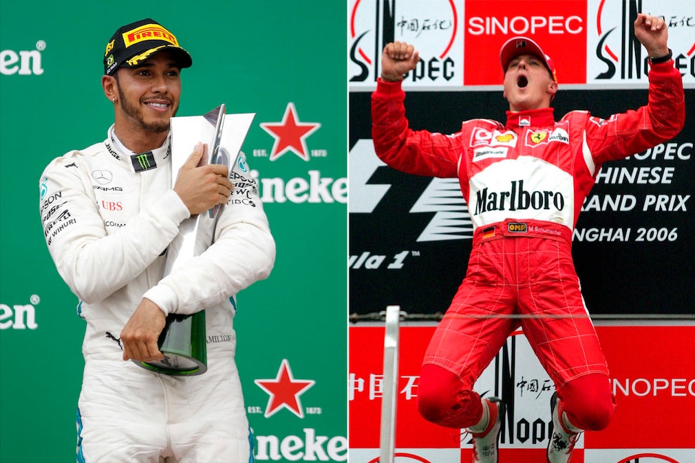 Diese Schumi-Rekorde jagt Hamilton