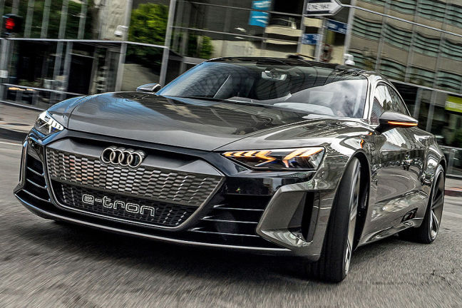 Video Audi E Tron Gt Concept 2018 Autobild De