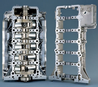 Kurbelgehäuse mit Kurbelwelle: BMW M5