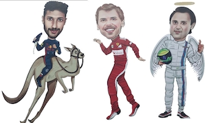 Formel 1: Die Fahrer als Fußball-Elf