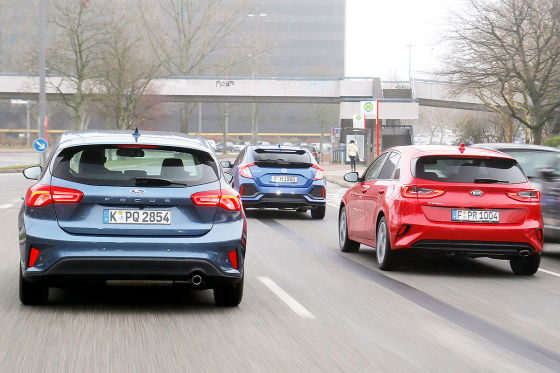 Ford Focus Honda Civic Kia Ceed