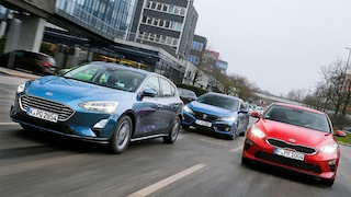 Ford Focus Honda Civic Kia Ceed