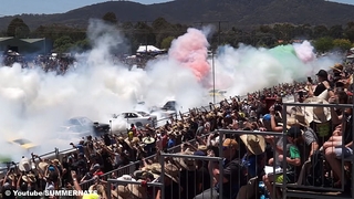 Burnout-Weltrekord in Australien: 126 Autos