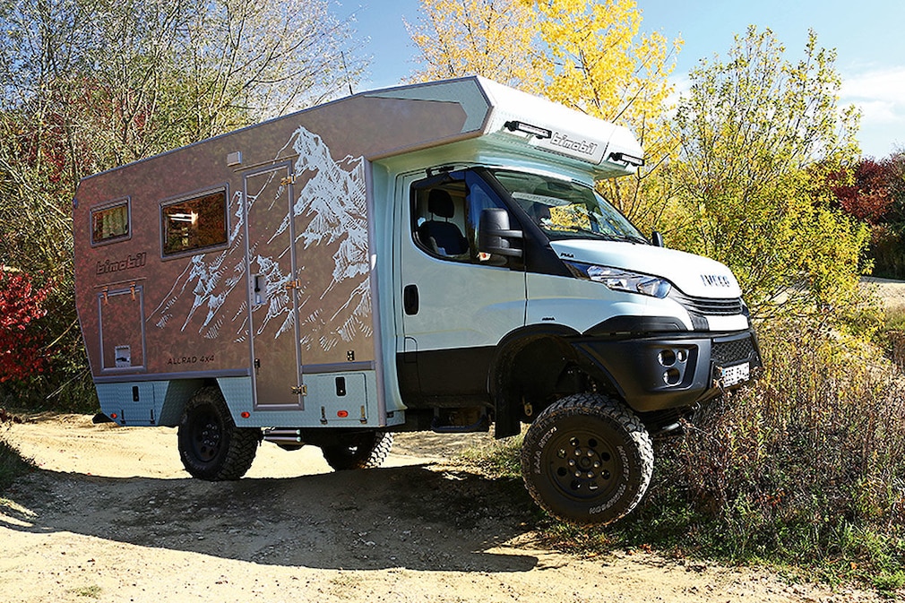 Vier Allradler im Wohnmobil-Test