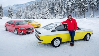 Opel Winter-Fahrtraining: Allrad gegen Hinterrad-Antrieb