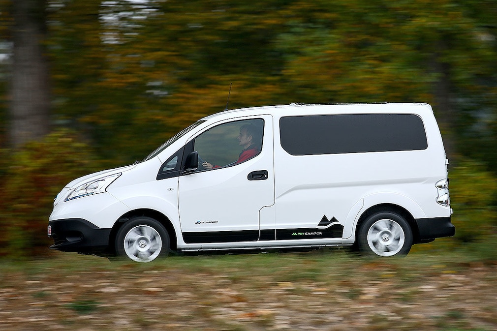 Wohnmobil-Test Nissan e-NV200 Alpin Camper