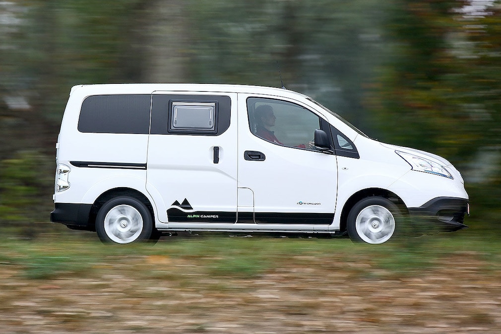 Wohnmobil-Test Nissan e-NV200 Alpin Camper