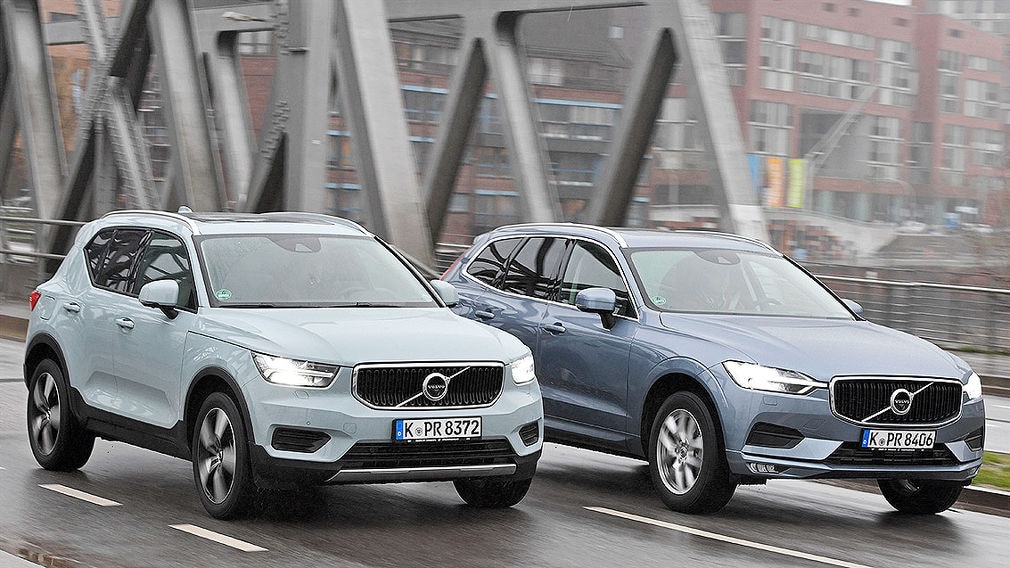 Volvo XC40 gegen Volvo XC60 im Test AUTO BILD