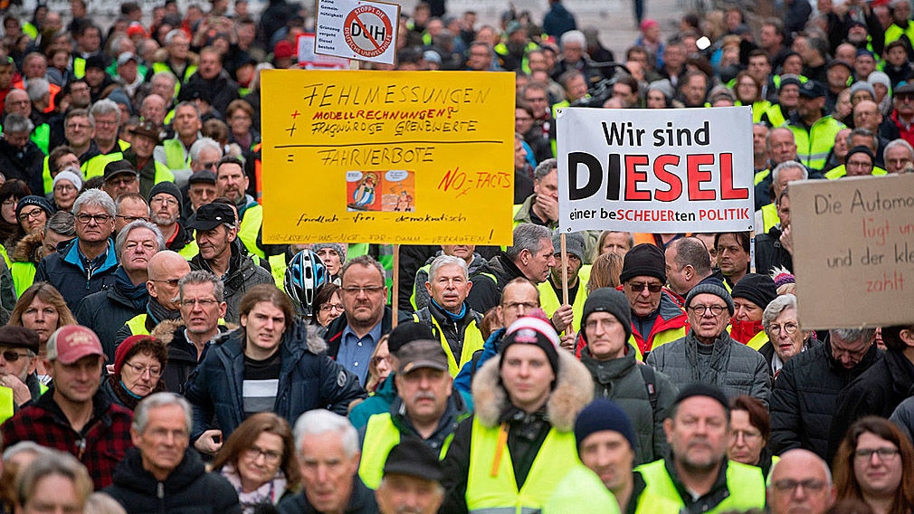 Stuttgart: Proteste gegen Fahrverbote