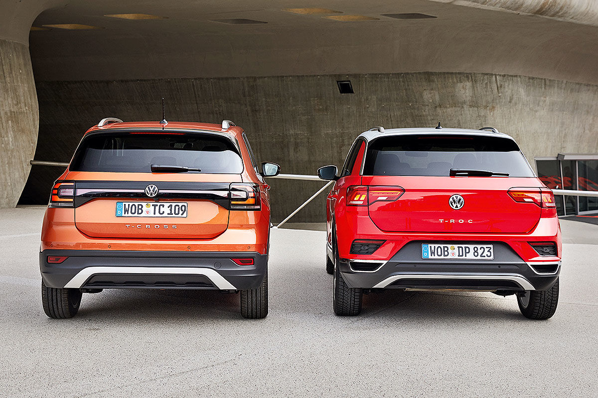 Volkswagen T-Cross vs Volkswagen T-ROC