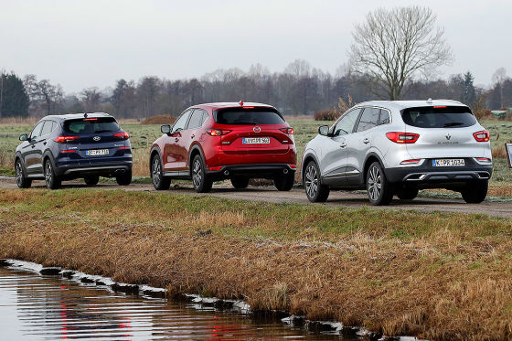 Hyundai Tucson Mazda CX-5 Renault Kadjar