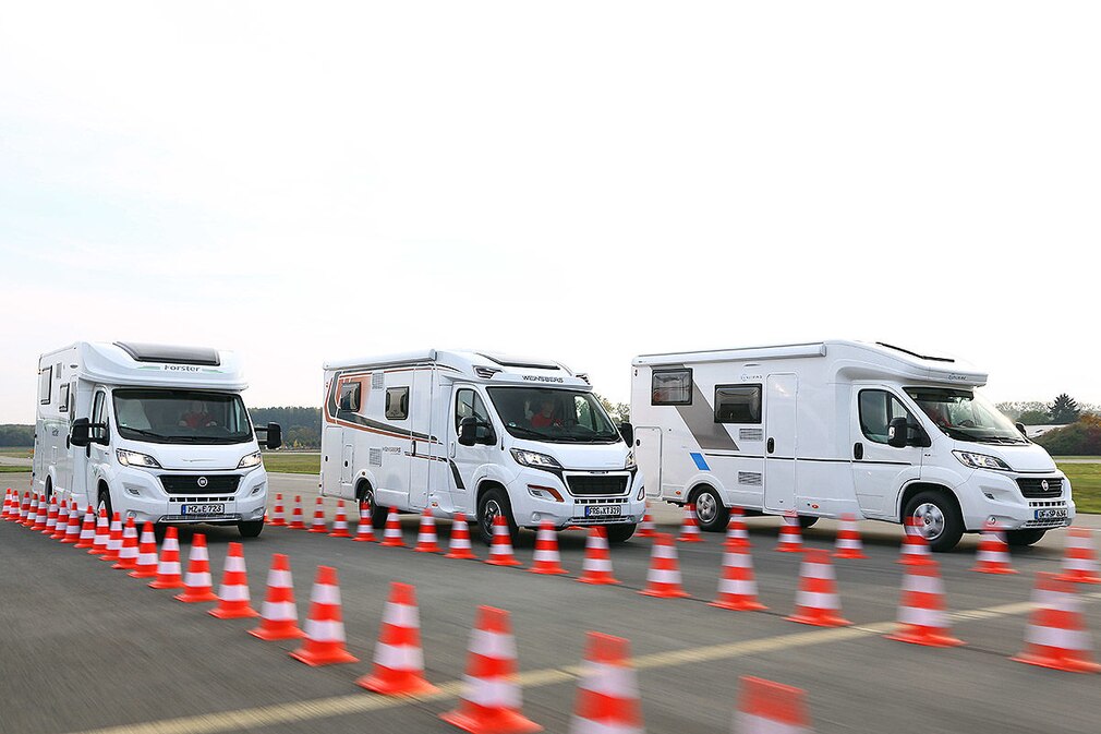 Günstige Teilintegrierte im Wohnmobil-Test
