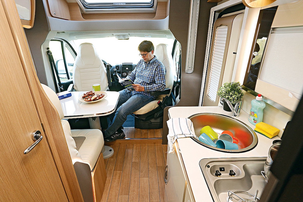 Günstige Teilintegrierte im Wohnmobil-Test