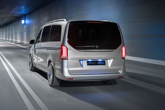 Vollelektrische Mercedes V-Klasse kommt 2019