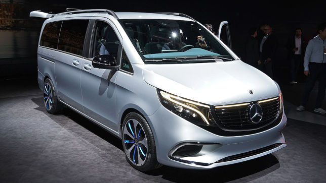 Mercedes Eqv Concept 2019 Die Elektro V Klasse Als Studie