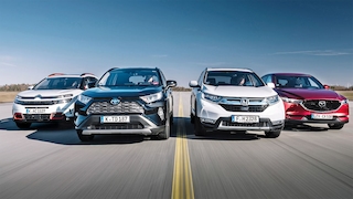 Citroën C5 Aircross Toyota RAV4 Honda CR-V Mazda CX-5