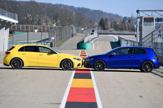 Mercedes-AMG A 35 VW Golf R