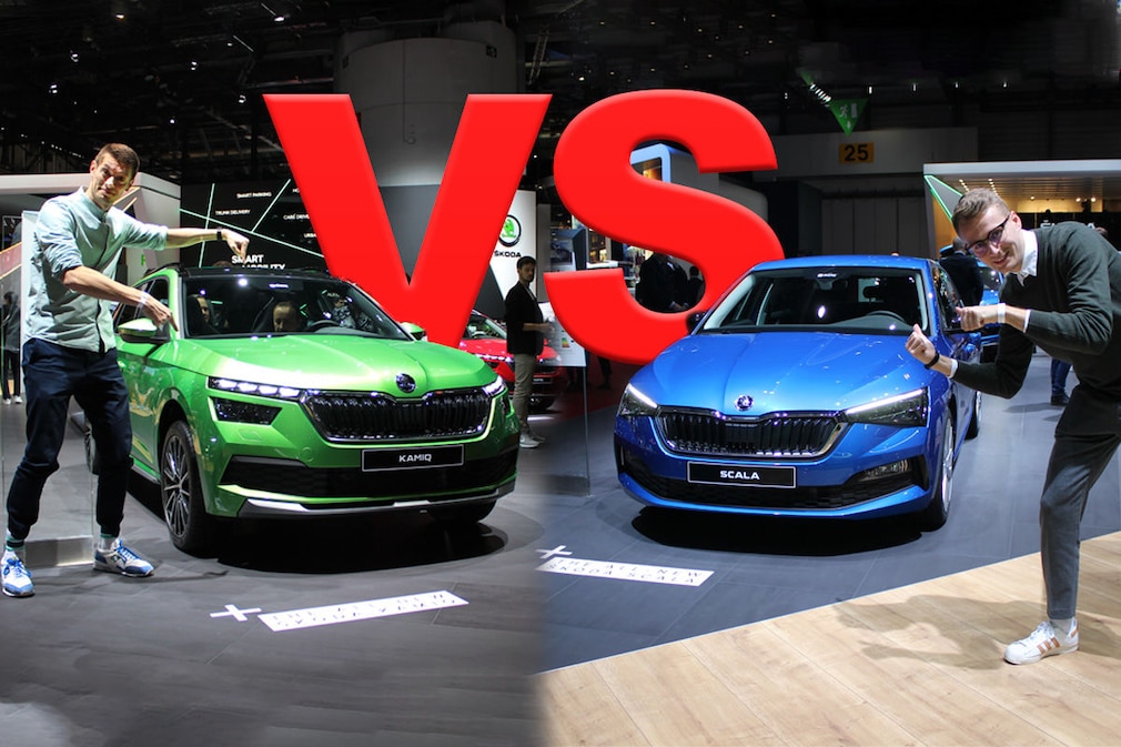 Das Skoda-Duell: Kamiq vs. Scala