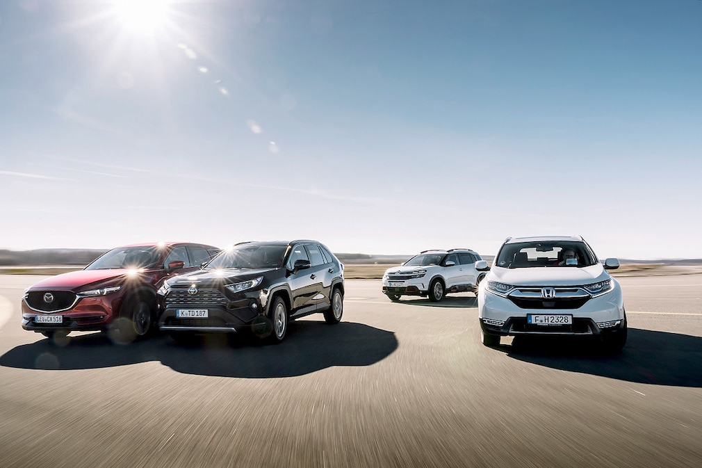 Citroën C5 Aircross Toyota RAV4 Honda CR-V Mazda CX-5