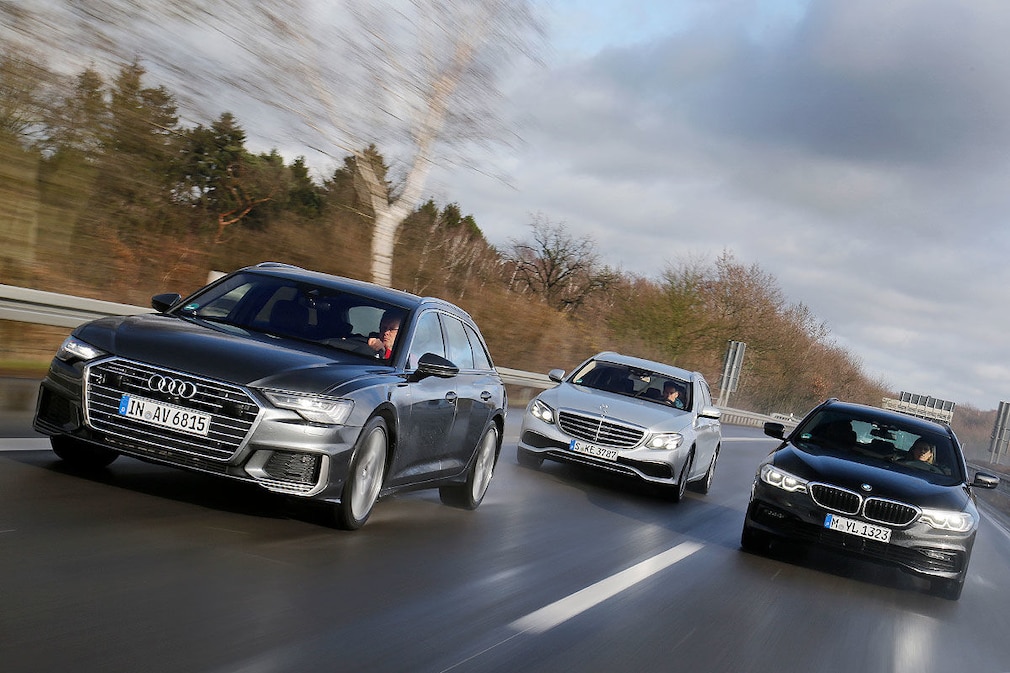 Audi A6 Avant BMW 5er Touring Mercedes E-Klasse T-Modell