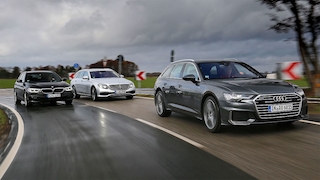 Audi A6 Avant BMW 5er Touring Mercedes E-Klasse T-Modell