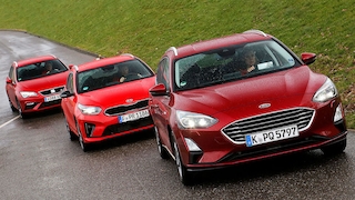 Ford Focus Turnier Kia Ceed SW Seat Leon ST