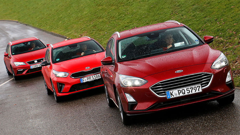 Ford Focus Turnier Kia Ceed SW Seat Leon ST