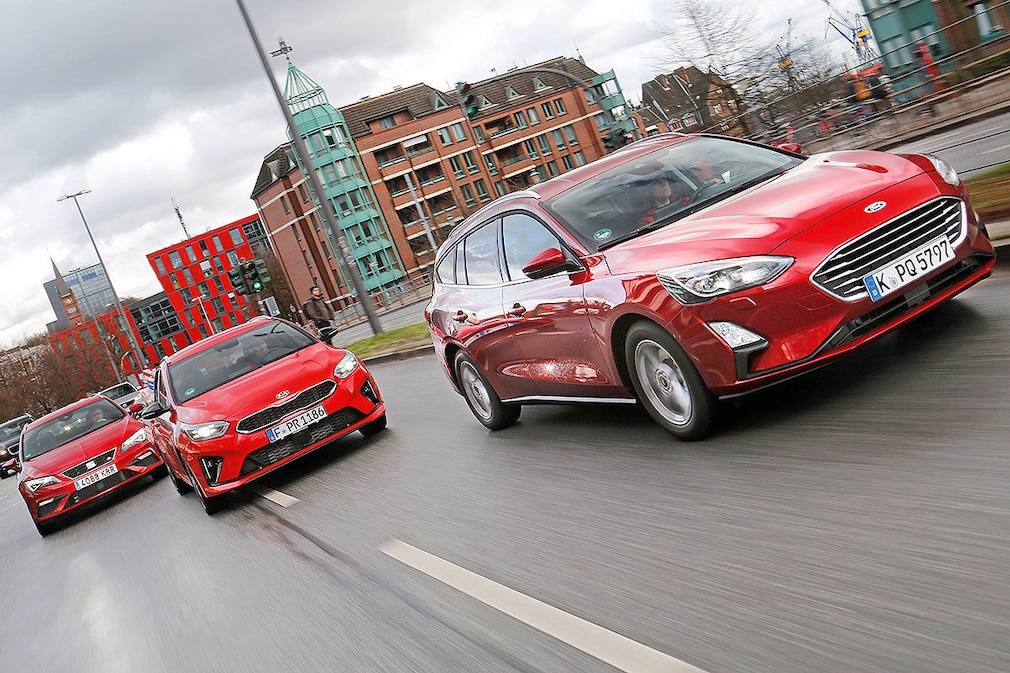 Seat Leon st Fr 1.5 TSi Kia Ceed Sportswagon 1.4 T GDI GT-Line Ford Focus Turnier 1.5 Eco Boost Titanium