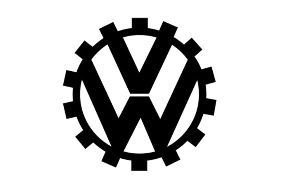 Das VW-Logo im Laufe der Jahrzehnte