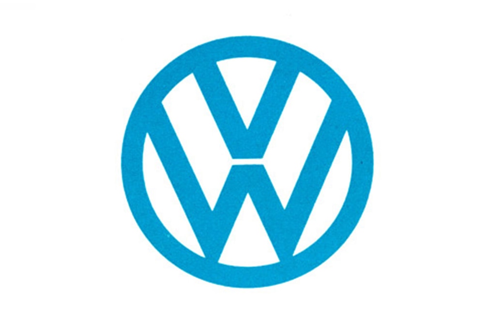 Das VW-Logo im Laufe der Jahrzehnte