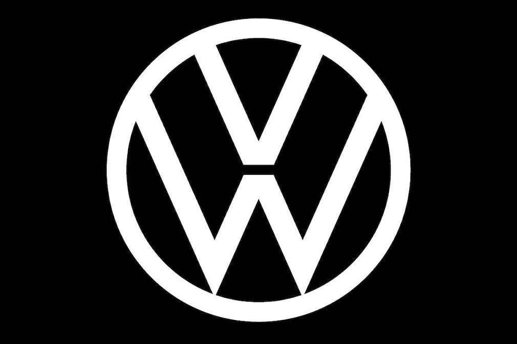 Das VW-Logo im Laufe der Jahrzehnte