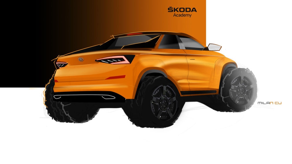 Skoda Kodiaq Pick-up (2019): Azubi Concept Car