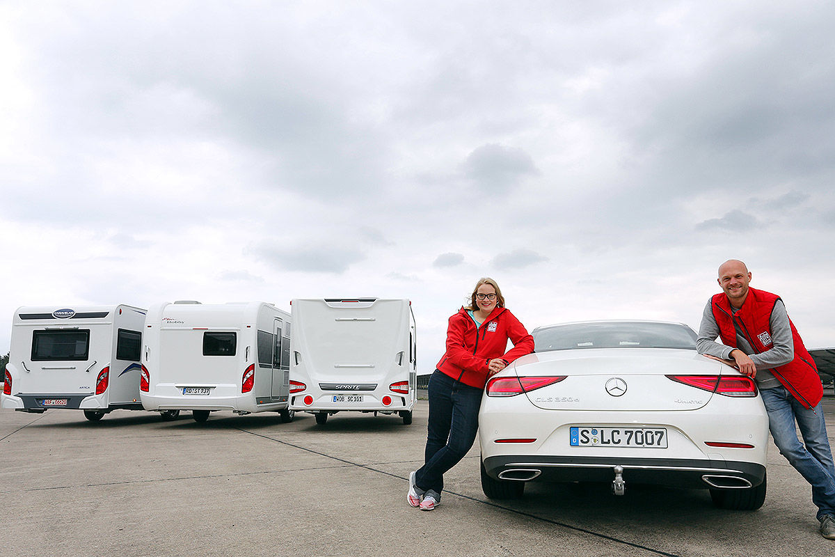Drei Wohnwagen im Test