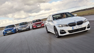 BMW 3er Mazda6 Mercedes C-Klasse Kia Stinger