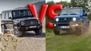 Suzuki Jimny vs. Mercedes-AMG G 63: Duell