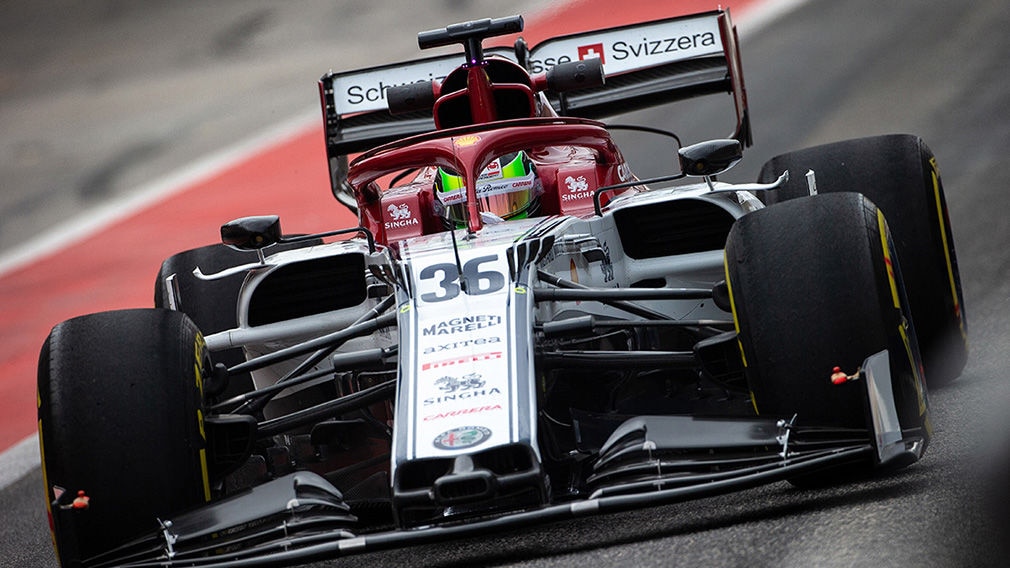 Mick Schumacher testet Alfa
