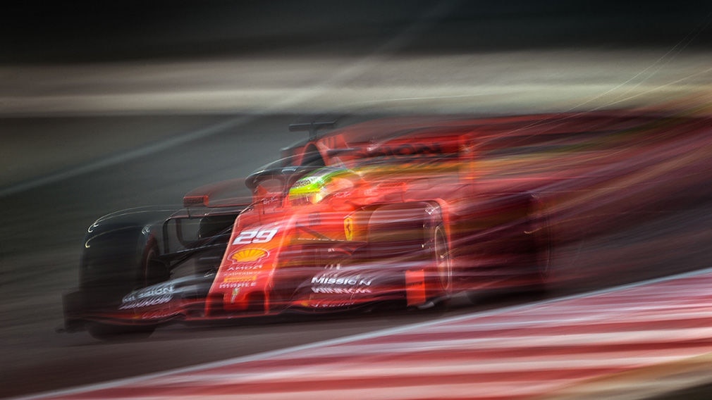 Mick Schumacher im Ferrari