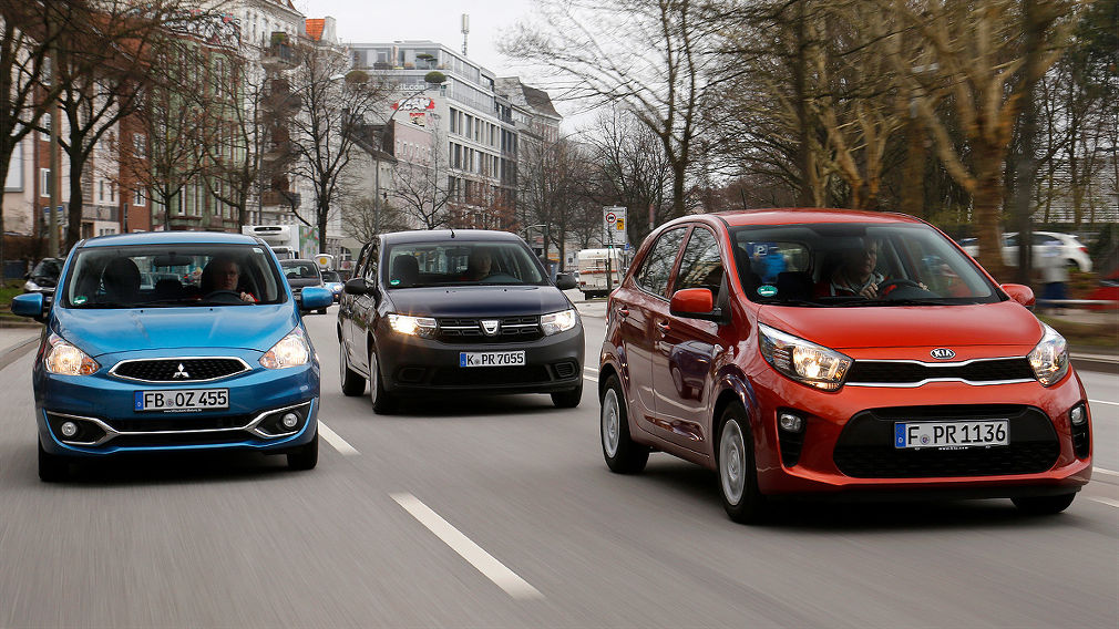 Dacia Sandero Mitsubishi Space Star Kia Picanto