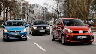 Dacia Sandero Mitsubishi Space Star Kia Picanto